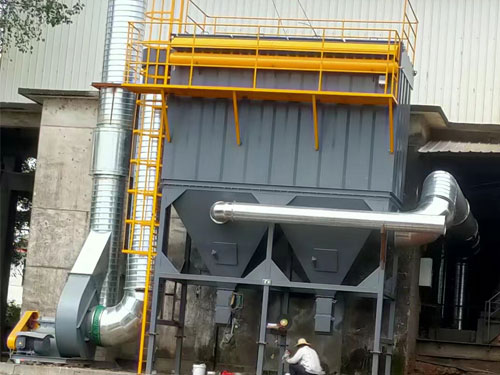 礦山破碎、篩分、皮帶機輸送，除塵系統現場(chǎng)
